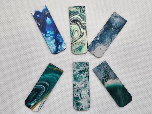 Ocean magnetic bookmarks, pack of 3 (various designs)