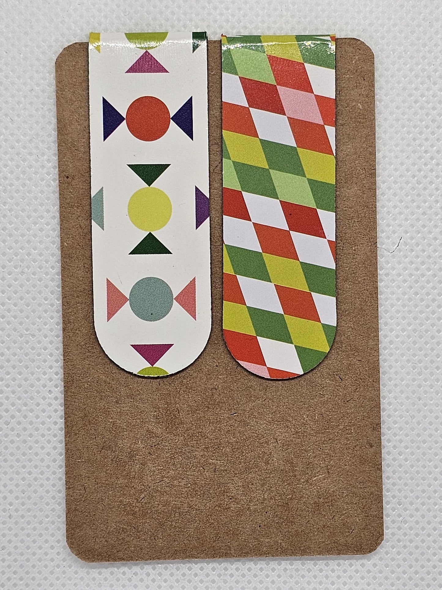 Patterned magnetic bookmarks (Various designs)