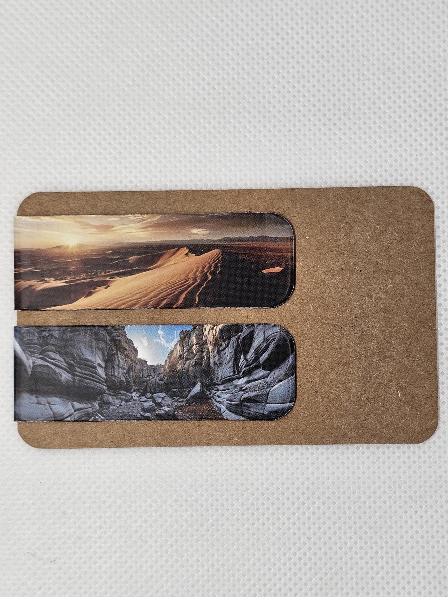 Scenic magnetic bookmarks (Various designs)