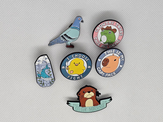 Animal Pin badges (Variety)