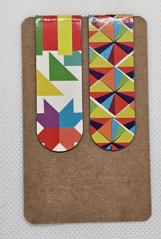 Bright magnetic bookmarks (Various designs)