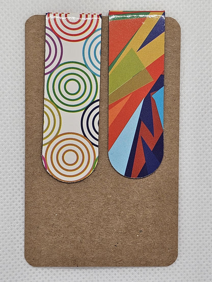 Patterned magnetic bookmarks (Various designs)